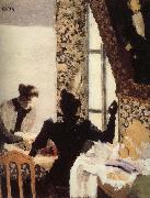 Edouard Vuillard Threading oil painting on canvas